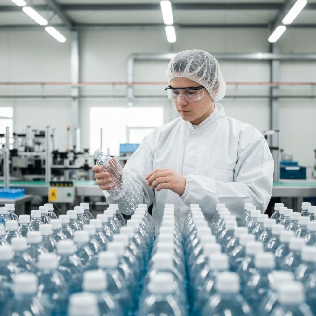 Quality control at Burplast Packaging facility